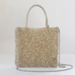 月末セールアンテプリマ♡アデッソミニアトゥーラ♡ショルダーバッグシルバーゴールド アデッソ ミニアトゥーラ/シルバーゴールド ｜ 【公式