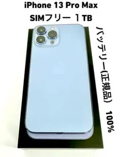 に*森様 iPhone 13 Pro Max 1TB BT100％+ ケース等