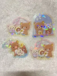 リラックマ ホログラム　シール　ステッカー　非売品