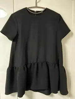 ヨーコチャン　半袖トップス 美品)yokochan ヨーコチャン 半袖 トップス ネイビー - メルカリ