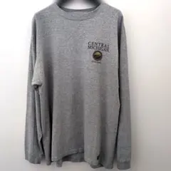 90's　カレッジ　ロングスリーブＴシャツ　セントラルミシガン　ユニバーシティー