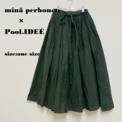 レア 百草サロン momogusa×mina ミナペルホネン 未使用　スカート 2025年最新】mina perhonen レディース ロングスカートの人気アイテム