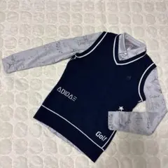 adidas 長袖ポロシャツ＆ニットベスト