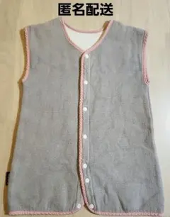 hugmamu　はぐまむ　綿毛布スリーパー　袖なし　綿100%　日本製　②