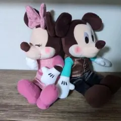 バレンタイン♡ミッキー&ミニー ルビー&ミントショコラペアぬいぐるみ