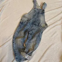H&M デニムオーバーオール 92cm