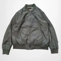 ユニクロ MA-1 ブルゾンフライトジャケット ミリタリー 大きいサイズ【XL】