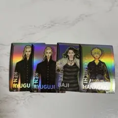 東京リベンジャーズ　台湾 カード　場地圭介 龍宮寺堅 花垣武道