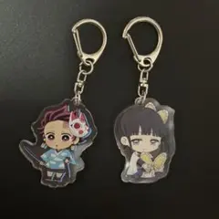 鬼滅の刃　アクリルキーホルダー　2個セット