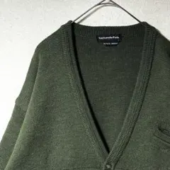 古着 90s ウール カーディガン アルパカ モヘア混 レトロ ヴィンテージ