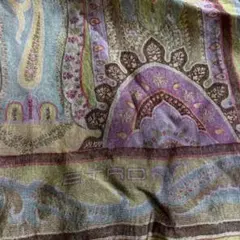ETRO 100%シルク ペイズリー柄スカーフ