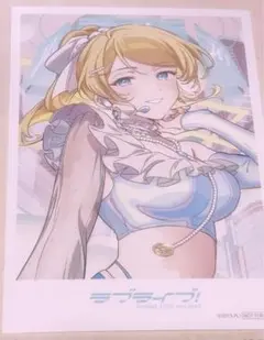 μ's アキバ ポップアップ ポストカード 絢瀬絵里