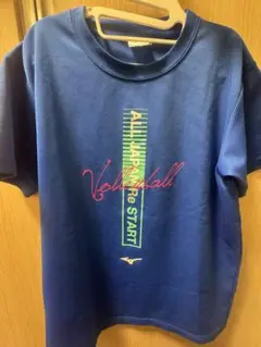 ALL JAPAN VOLLEYBALL シャツ 青