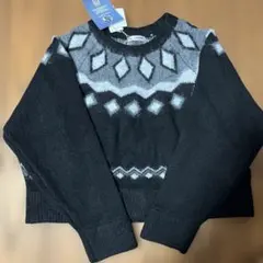 ノルディック柄 ニット