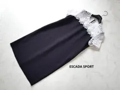 ESCADA エスカーダ ノースリーブ ワンピース 40 バイカラー 美品 | Mercari