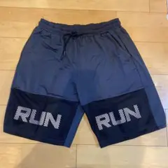 ダークグレー ランニングショートパンツ XL