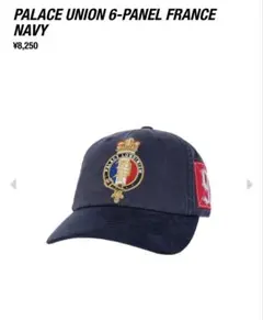 palace ホワイト/ネイビー ロゴ刺繍キャップ p22h311-bur.jpg