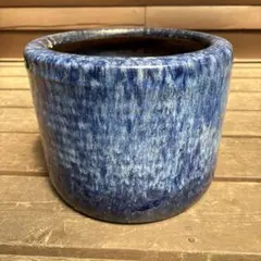 陶器製 火鉢 緑と青の模様　エコメルカリ便の承認お願い致します 陶器製 火鉢 緑と青の模様 エコメルカリ便の承認お願い致します 陶器