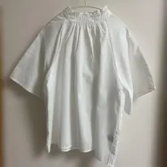 URBAN RESEARCH ITEMS フリルネック 半袖ブラウスのサムネイル