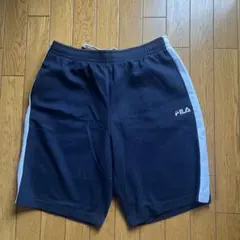 FILA ショートパンツ ネイビー サイドラインのサムネイル
