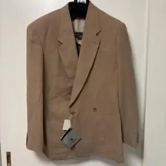 ベージュ ダブルブレストジャケット 未使用タグ付き