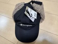 Champion タフタアビエイターキャップ 黒