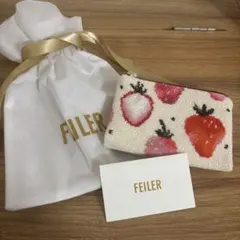 FEILER ストロベリー柄 ポーチのサムネイル