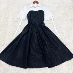 美品✨スナイデル ジャガードベアドッキングワンピース 2023年モデル 総柄 夏