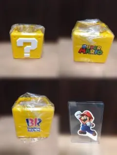 新品未開封　31サーティワン　マリオ　ハテナブロック　ステッカー付