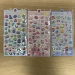 ボンボンドロップシール ぷっくりシール 3点セット