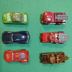 カーズ ミニカー 6台セット　まとめ売り