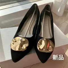 PRIVATE LABEL 黒パンプス 24.0