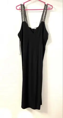 ZARA キャミワンピース ブラック Mサイズ　ロングワンピース　新品