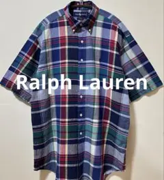 Ralph Lauren ラルフローレン　半袖チェックシャツ　BLAIRE