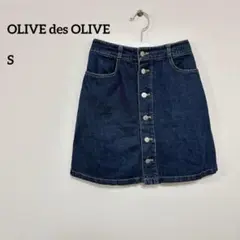 OLIVE desOLIVE　デニムミニスカート　生地柔らかめ　c173③