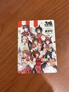 ケンタッキー ウマ娘 コラボ ネットオーダー 特典カード 全員集合イラスト ②のサムネイル