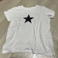 スタープリント 半袖Tシャツ ホワイト