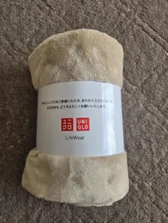 UNIQLO LifeWear ベージュブランケット☆