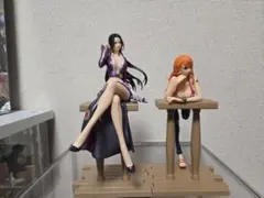 ワンピース フィギュアセット ナミ ハンコック　ヤマト3点