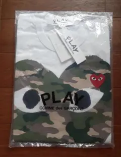 Comme des Garçons迷彩ハートアイ ブラックスウェットシャツ 2025年