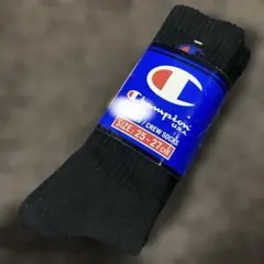 Champion 2足セット ブラック ソックス 25-27cm