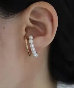 NOLITA ✴︎ パール ゴールドイヤーカフ