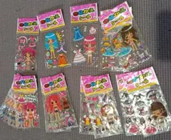 着せ替え　レトロ　ファッションシール 8種類　17パック