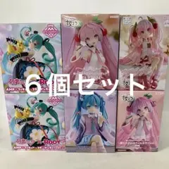 HF6412 未開封 初音ミク 桜ミク フィギュア ６個