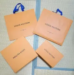 ルイヴィトン　マグネット式　空箱　ショップ袋　４点セット