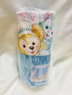 【ワイドバスタオル】 ディズニー 25周年 ダッフィー パーク限定ダッフィーグッズ】ワイドバスタオルディズニー25周年ブルー