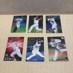 カルビー プロ野球チップス カード 6枚セット