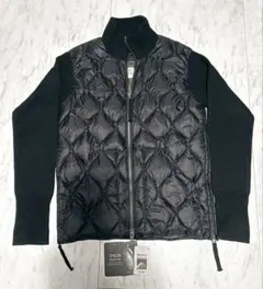 【試着のみ】TAION ミリタリーハイネックニット+ダウン ジャケットS