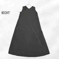 イディット IEDIT ノースリーブワンピース カジュアル シンプル 春夏 M