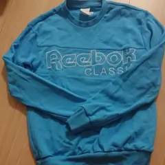 Reebok トレーナー 水色